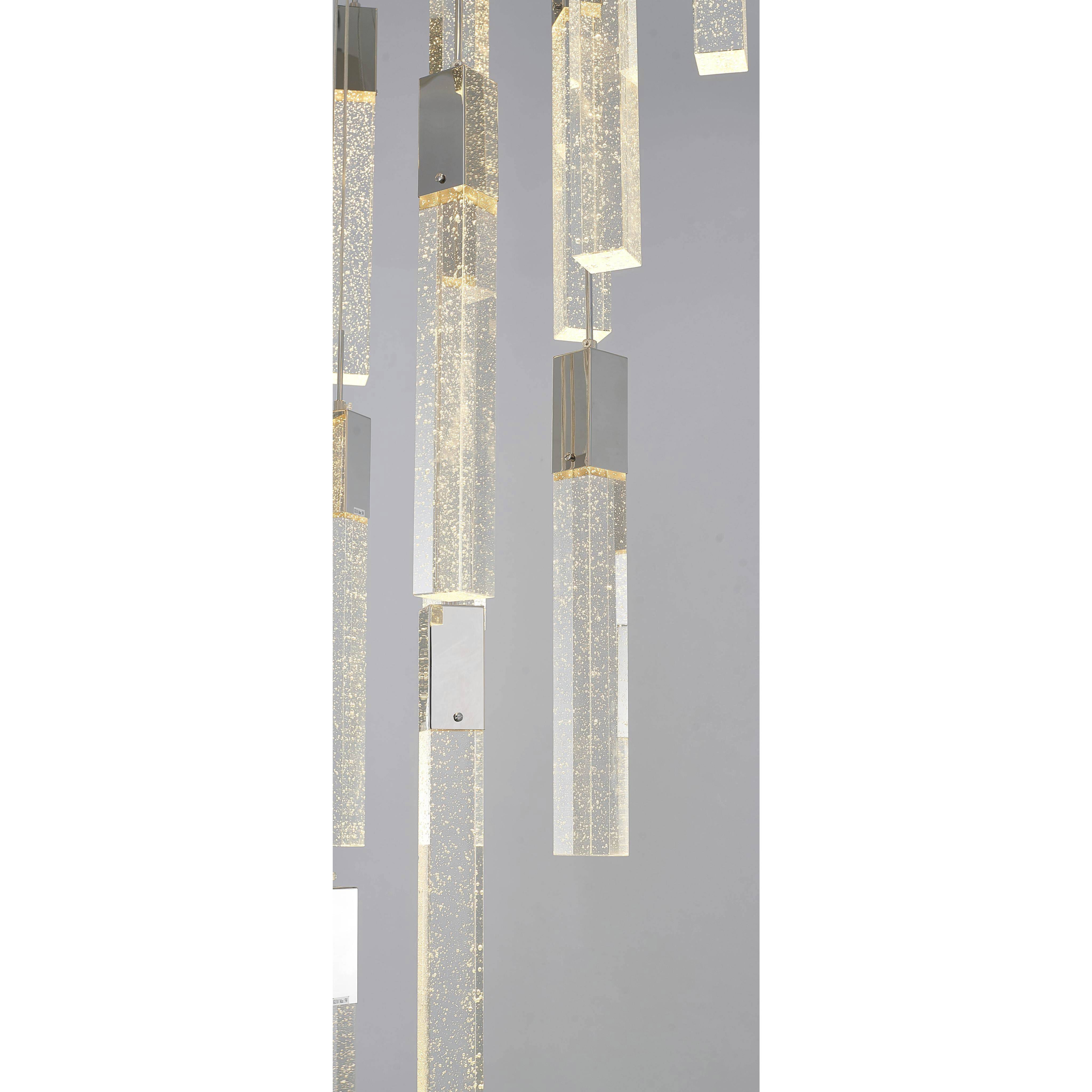 Canada 25 Light 27.56 inch Chrome Chandelier Ceiling Light