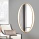 Rania 49 X 28 inch White and Gold Wall Mirror