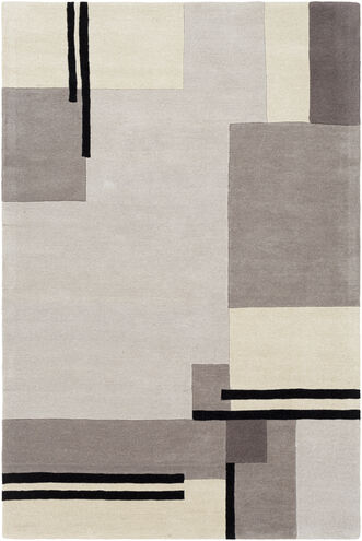 Queens 90 X 60 inch Ivory Rug in 5 x 8, Rectangle