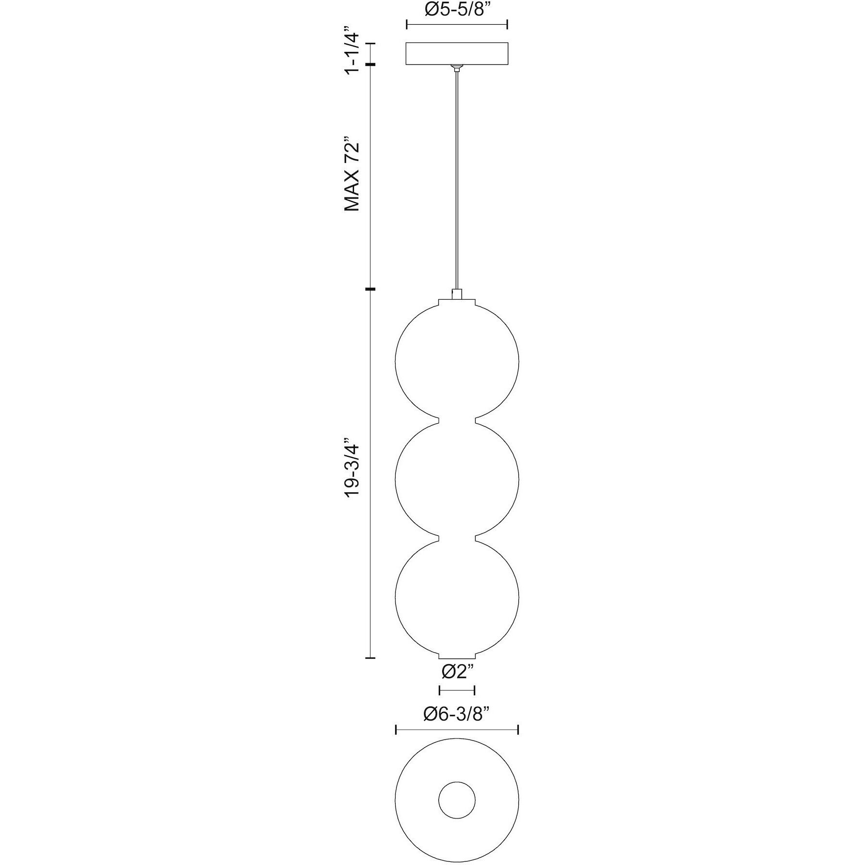 Alora Mood Bijou Pendant Ceiling Light in Aged Gold