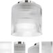 Nadine 1 Light 7 inch Polished Chrome Flush Mount Ceiling Light