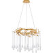 Canada 10 Light 24 inch Gold Chandelier Ceiling Light