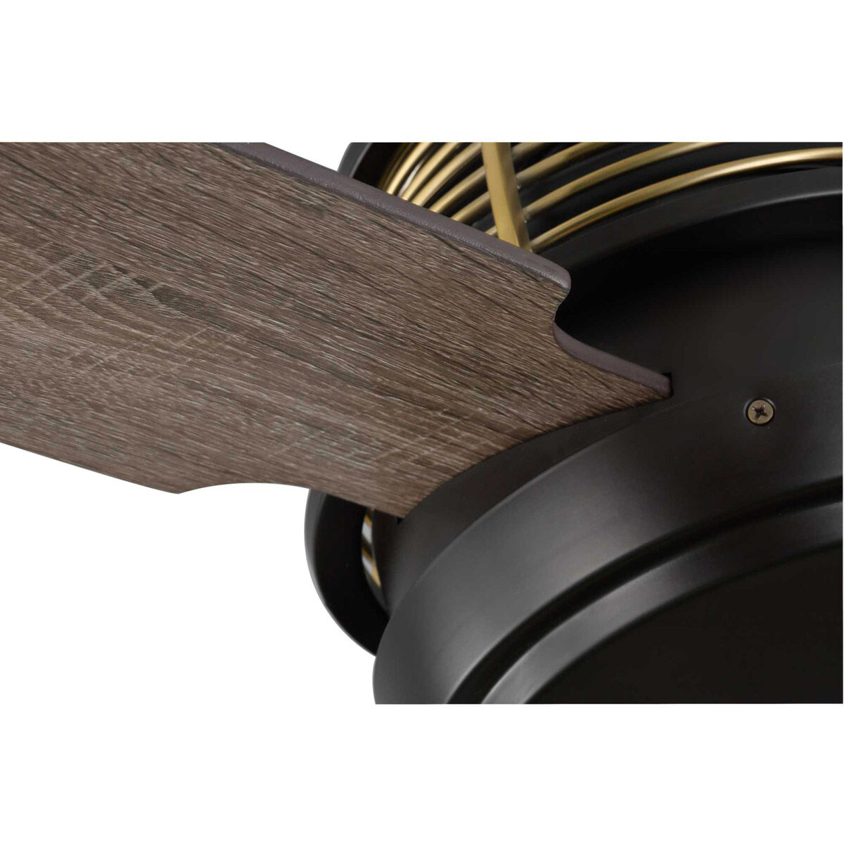 Shaffer 56 inch Architectural Bronze with Driftwood/Natural Cherry Blades Ceiling Fan