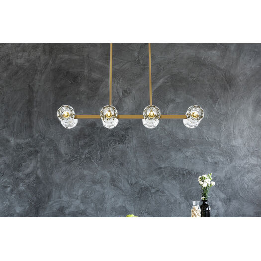 Eren 8 Light 8 inch Satin Gold Pendant Ceiling Light