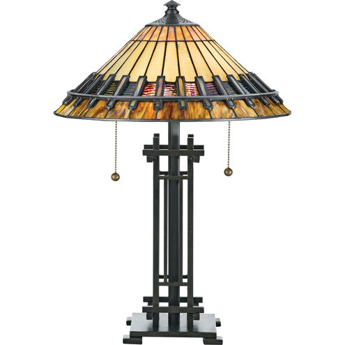 Chastain 22.5 inch 60.00 watt Vintage Bronze Table Lamp Portable Light, Naturals