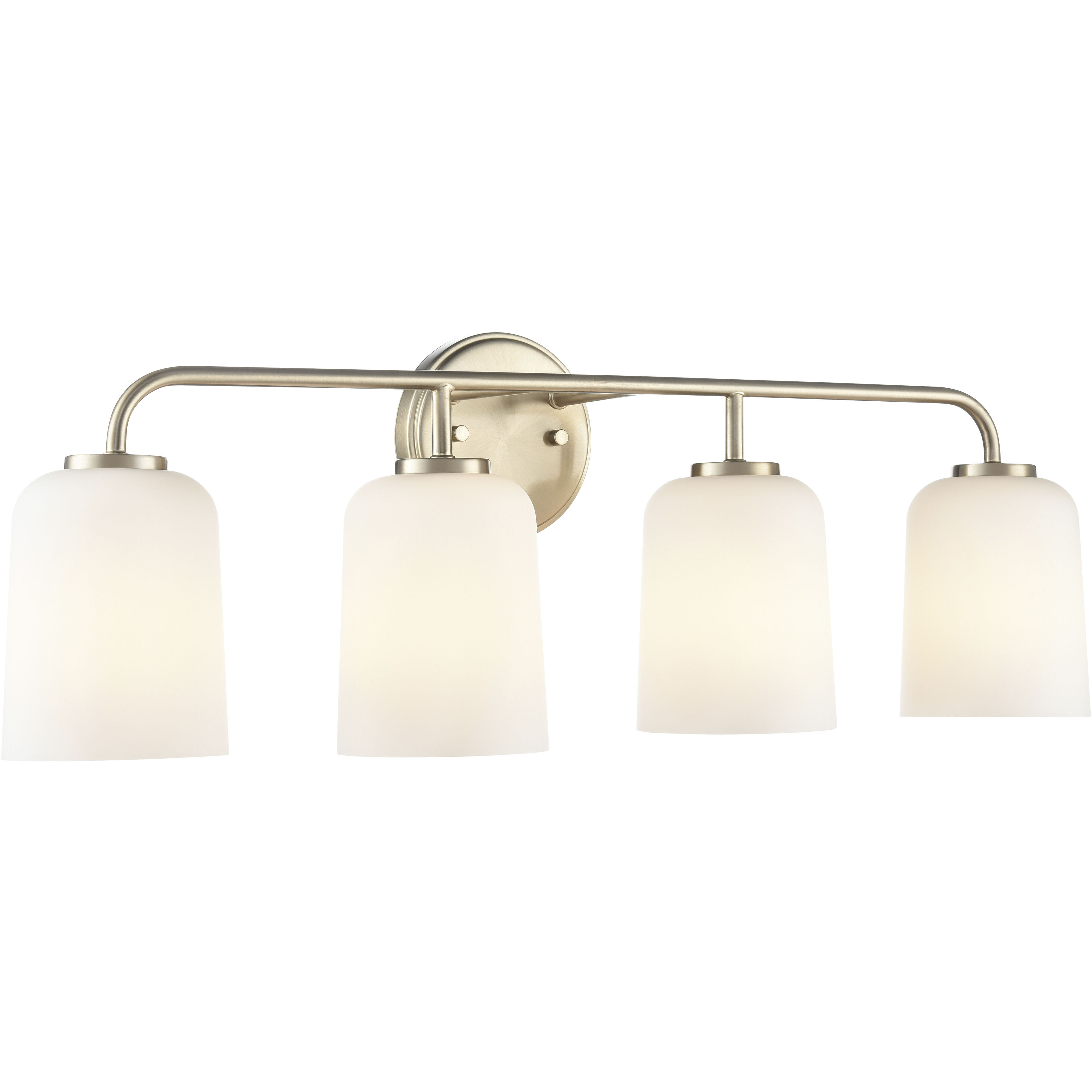 Laphia 4 Light 28 inch Modern Gold Bathroom Vanity Light Wall Light