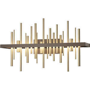 Cityscape LED 26 inch Bronze and Soft Gold Sconce Wall Light in Bronze/Soft Gold