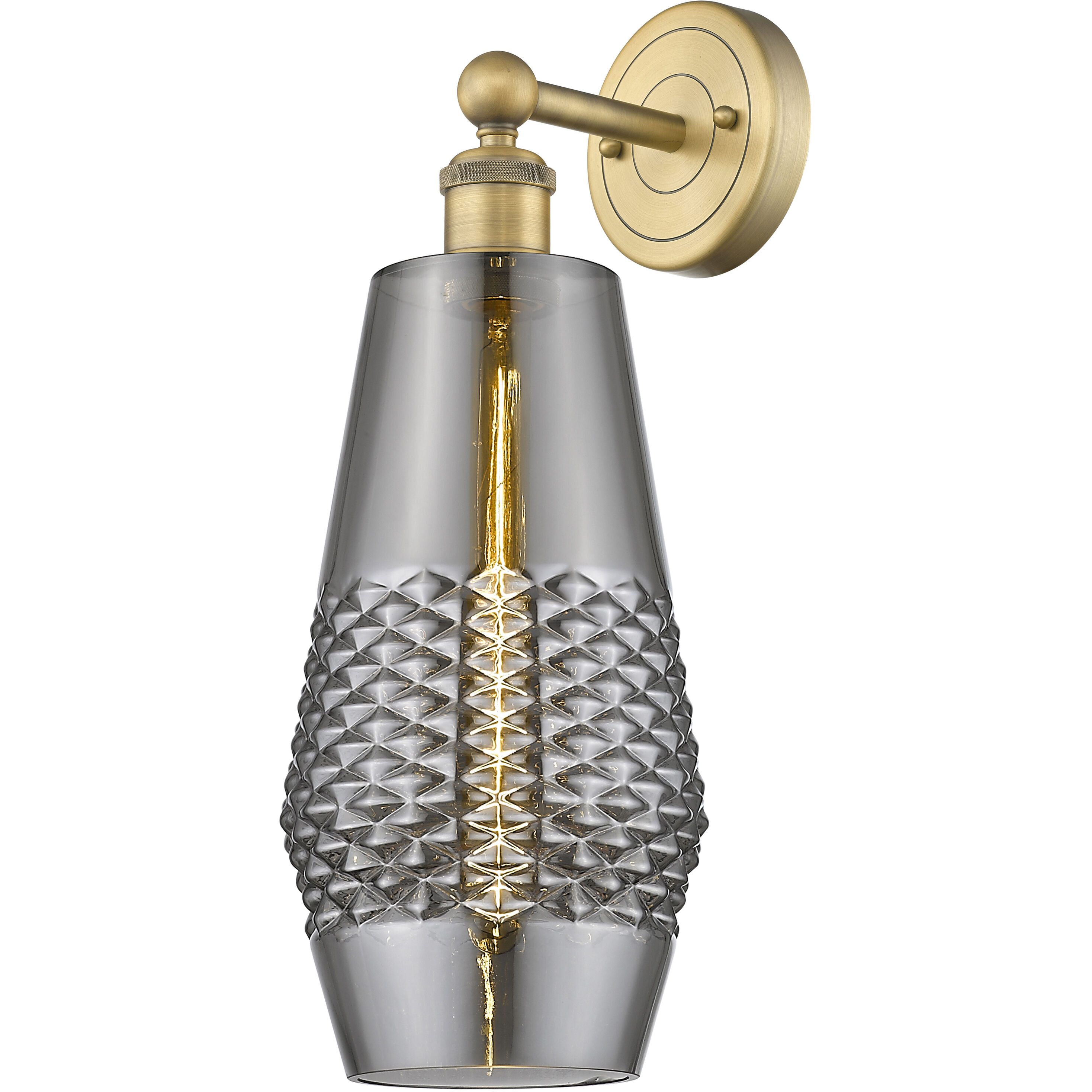 Windham Sconce Wall Light in Brushed Brass