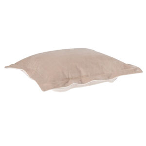 Puff 8 inch Bella Sand Ottoman Cushion with Cover