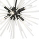 Uptown 6 Light 20 inch Black Pendant Chandelier Ceiling Light