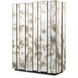 Nottinghamd Antique Mirror Glass and Brushed Brass Wine Cabinet