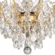 Filmore 5 Light 19 inch Antique Gold Flush Ceiling Light in Clear Spectra