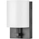 Galerie Avenue LED 6 inch Black ADA Indoor Wall Sconce Wall Light