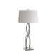 Almost Infinity 27 inch 150 watt Sterling Table Lamp Portable Light in Flax