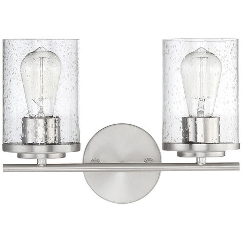 Marshall 2 Light 13.25 inch Polished Chrome Bathroom Vanity Light Wall Light, Essentials