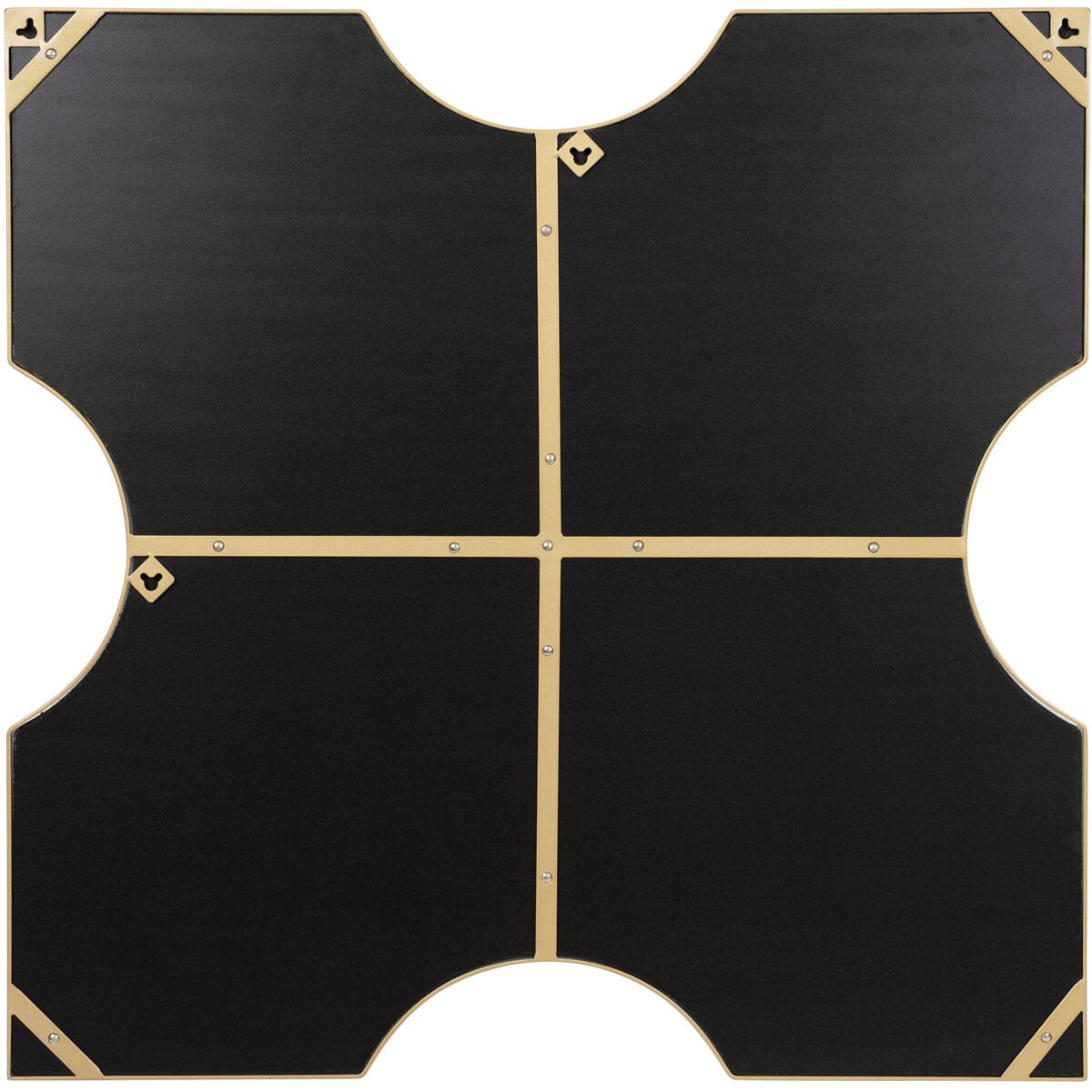 Extra 30 X 30 inch Gold Accent Mirror