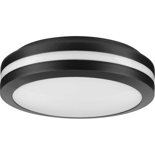 Hard Nox LED 11.9 inch Black Outdoor Flush Mount, Progress LED