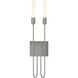Lisse 2 Light 5.5 inch Sterling ADA Sconce Wall Light