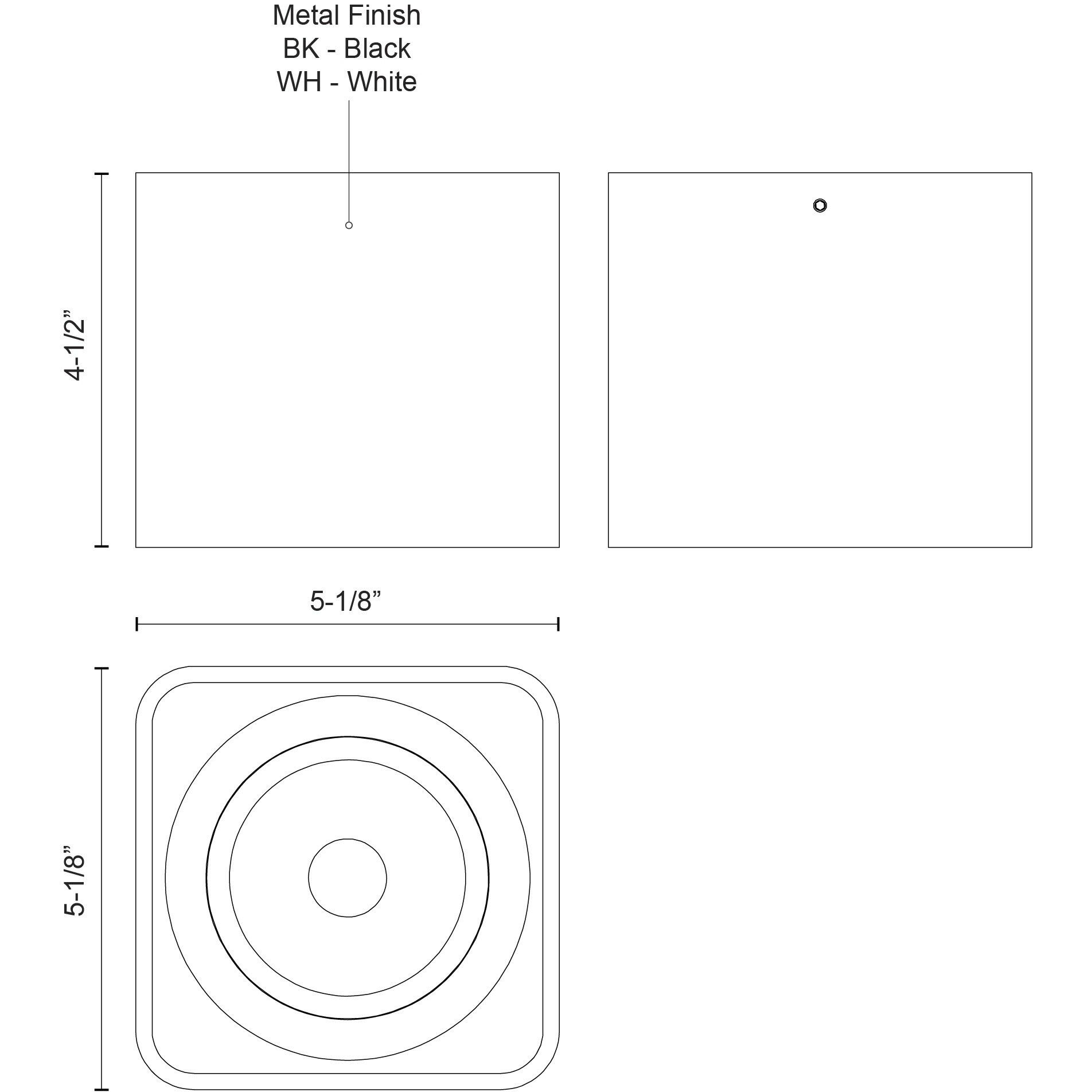 Falco LED 5.13 inch White Flush Mount Ceiling Light
