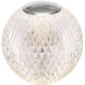 Marni 3.63 inch 1.50 watt Polished Nickel Table Lamp Portable Light