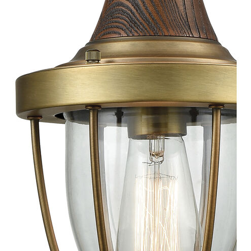 Sturgis 1 Light 7 inch Brushed Antique Brass Mini Pendant Ceiling Light