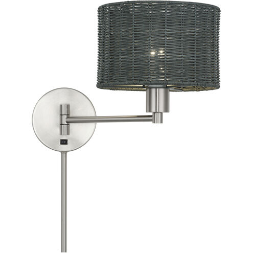 Weavington 15.5 inch 40.00 watt Brushed Nickel Swing Arm Wall Lamp Wall Light