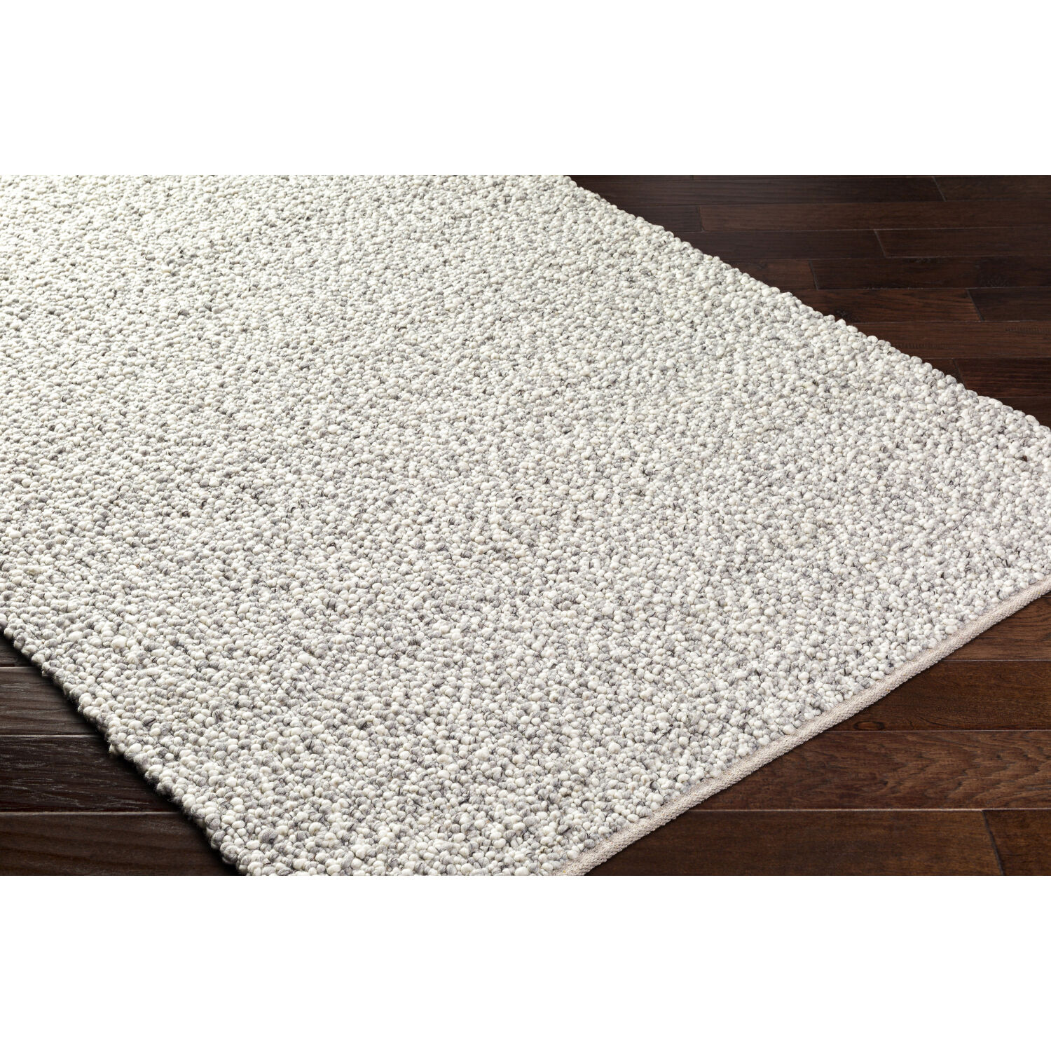 Super Pebble 120 X 96 inch Light Silver/Pale Slate/Ash/Slate Handmade Rug in 8 x 10