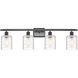 Ballston Cobbleskill 4 Light 36 inch Matte Black Bath Vanity Light Wall Light