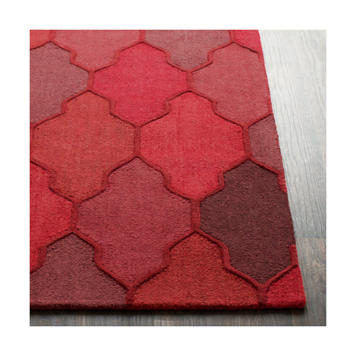 Pollack 108 X 72 inch Cherry Indoor Area Rug, Rectangle