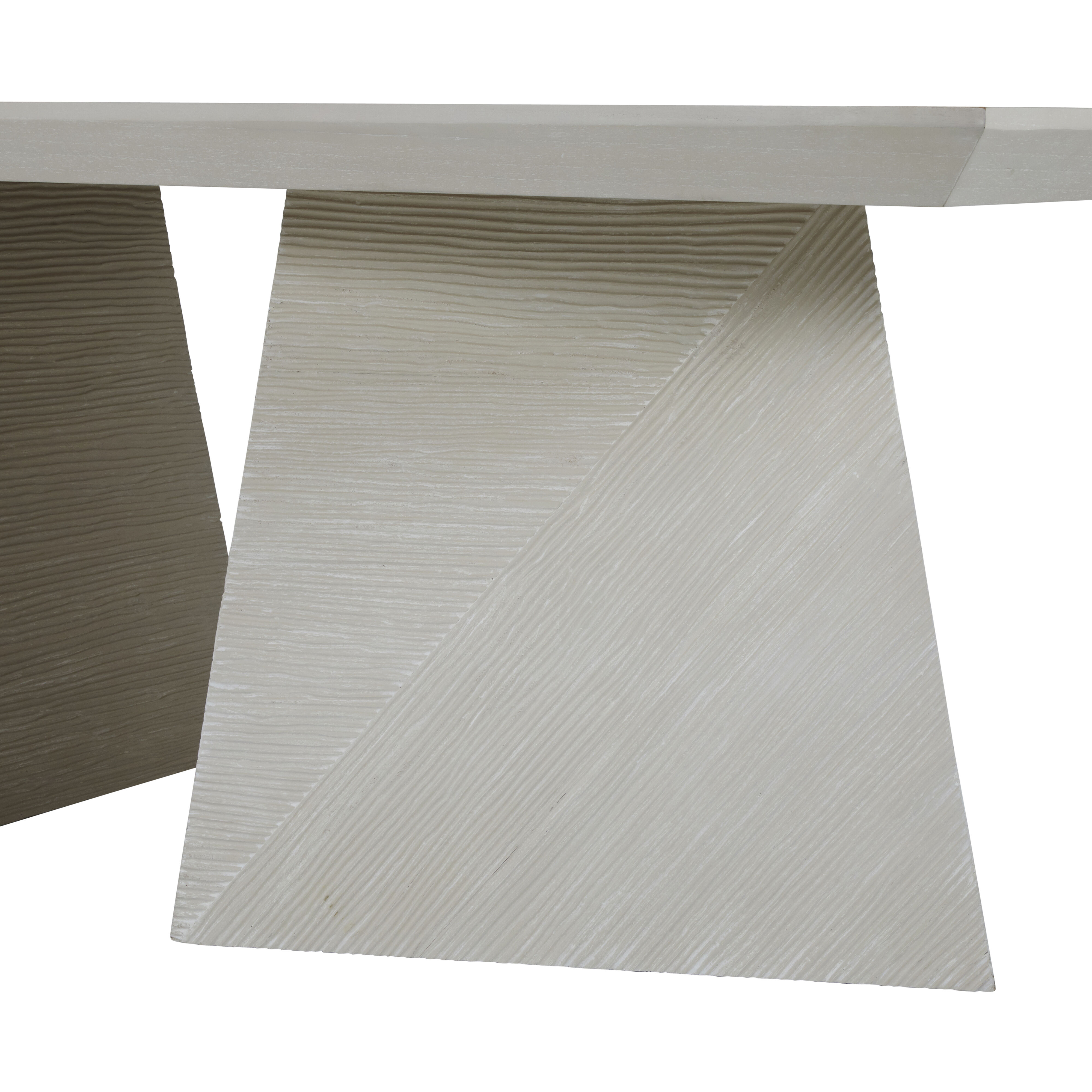 Atticus 84 X 39 inch Cerused White Dining Table