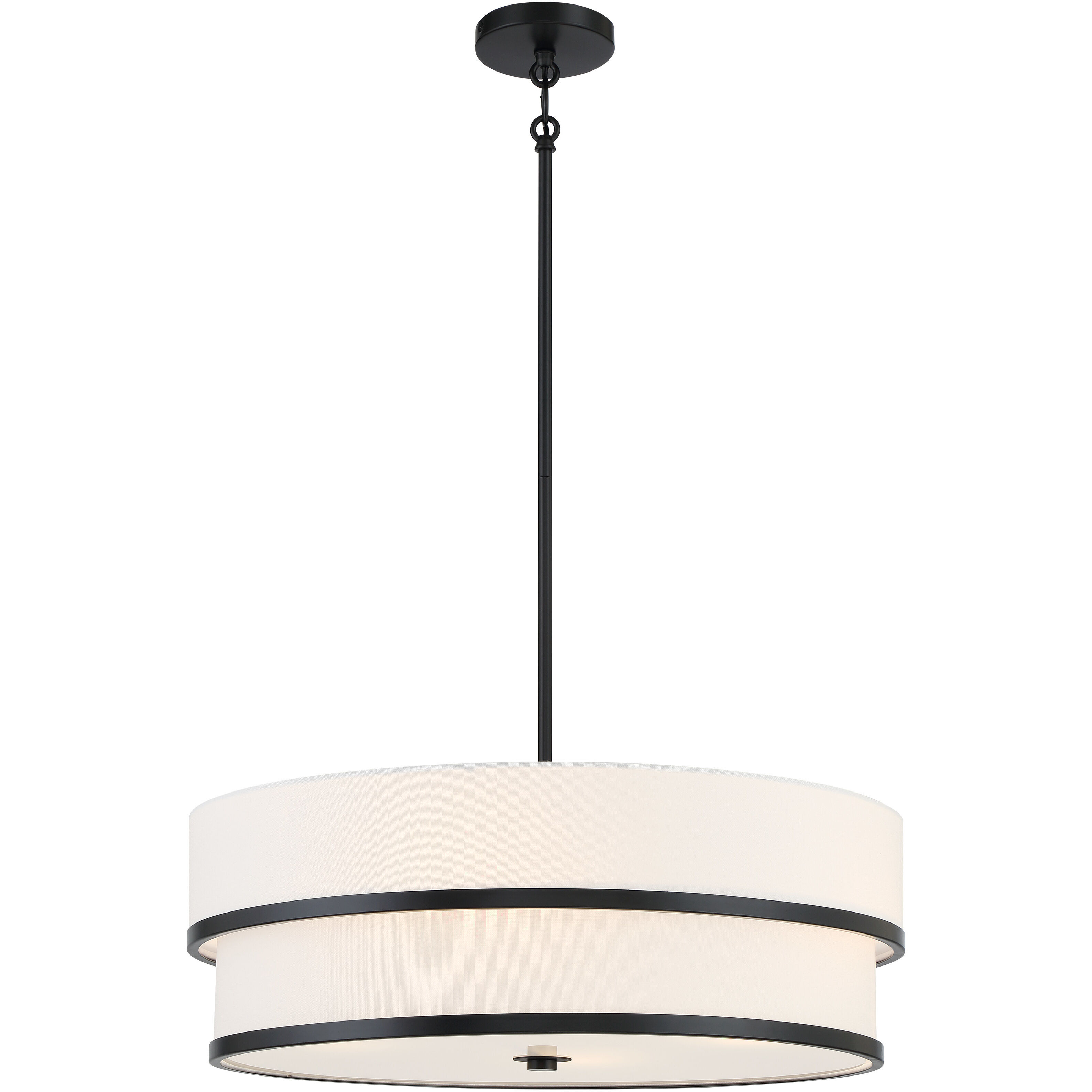 Cascade 4 Light Coal Pendant Ceiling Light