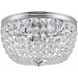 Nola 3 Light 14.25 inch Polished Chrome Flush Ceiling Light
