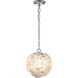 Gallery Roxx 1 Light 9.25 inch Chrome Mini Pendant Ceiling Light