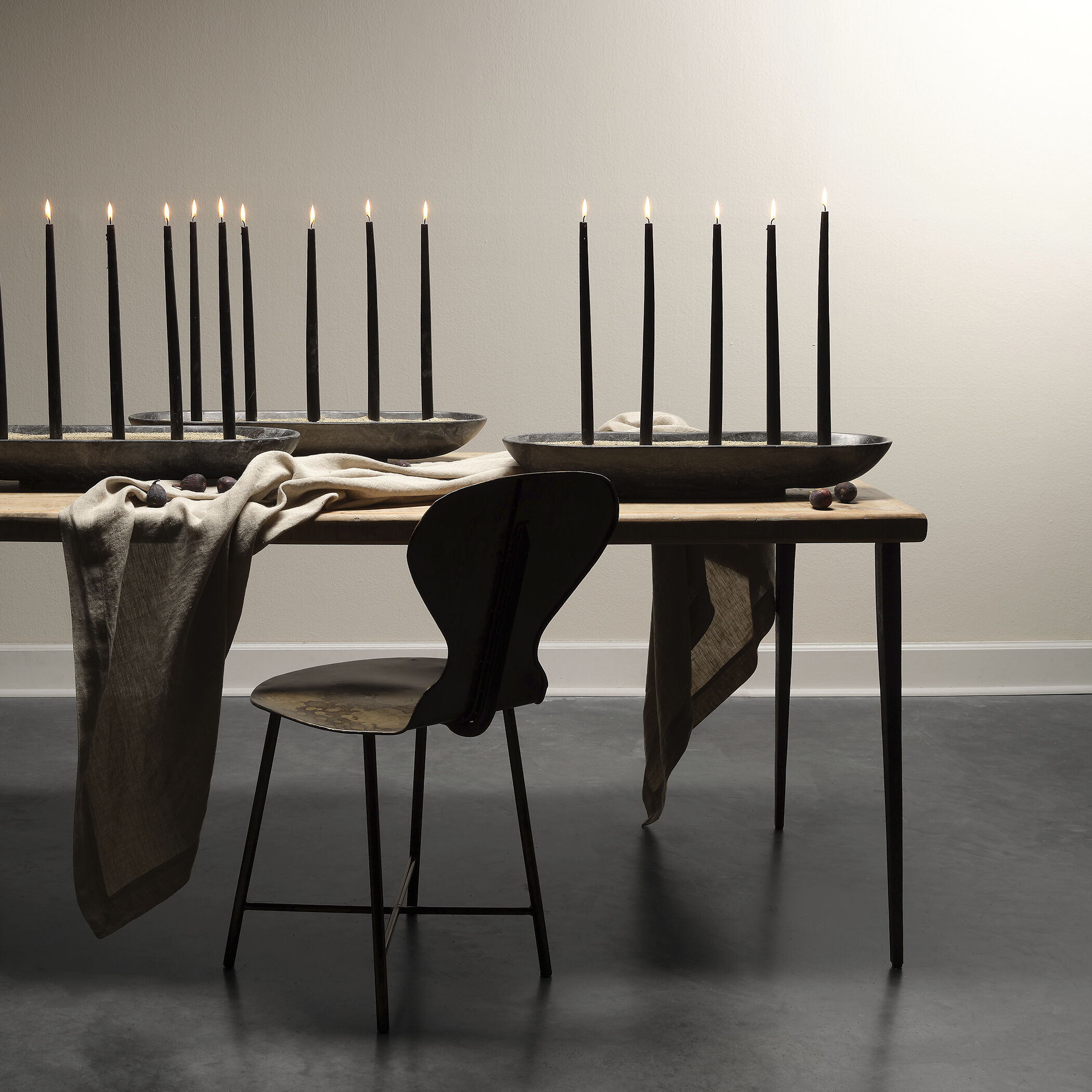 Long 8 X 4 inch Long Oval Bowl in Grey Marble