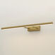 Rubelle 26 watt 31.5 inch Gold Picture Light Wall Light