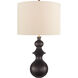 kate spade new york Saxon 37.75 inch 100 watt Metallic Black Table Lamp Portable Light, Large