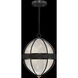 Mirage 3 Light 18.75 inch Black Pendant Ceiling Light