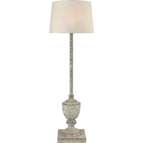 Regus 51 inch 100.00 watt Antique Gray Outdoor Floor Lamp