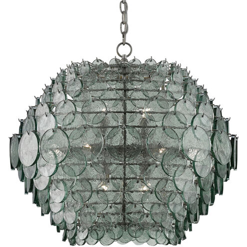 Braithwell 14 Light 30 inch Painted Silver Granello Chandelier Ceiling Light