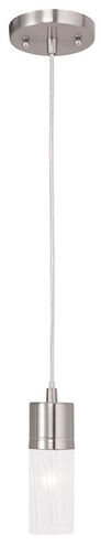 Midtown 1 Light 5 inch Brushed Nickel Mini Pendant Ceiling Light