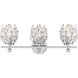 Moreno 3 Light 23.5 inch Polished Chrome Bathroom Vanity Light Wall Light