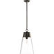Wentworth 1 Light 11.5 inch Matte Black Pendant Ceiling Light