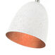 Arlington 1 Light 10 inch White with Brushed Nickel Accents Pendant Ceiling Light