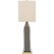 Musing 33 inch 150 watt Rustic Metallic Bronze Table Lamp Portable Light