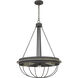 Nixa 5 Light 24 inch Dove Grey Chandelier Ceiling Light