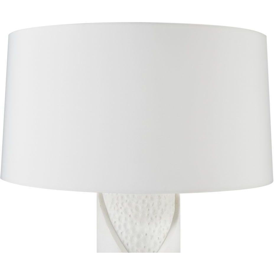 Cristiano 150 watt Ivory Floor Lamp Portable Light