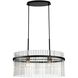 Ava 2 Light 23.6 inch Black Chandelier Ceiling Light