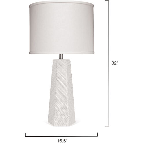 High Rise 32 inch 150.00 watt Cream Table Lamp Portable Light