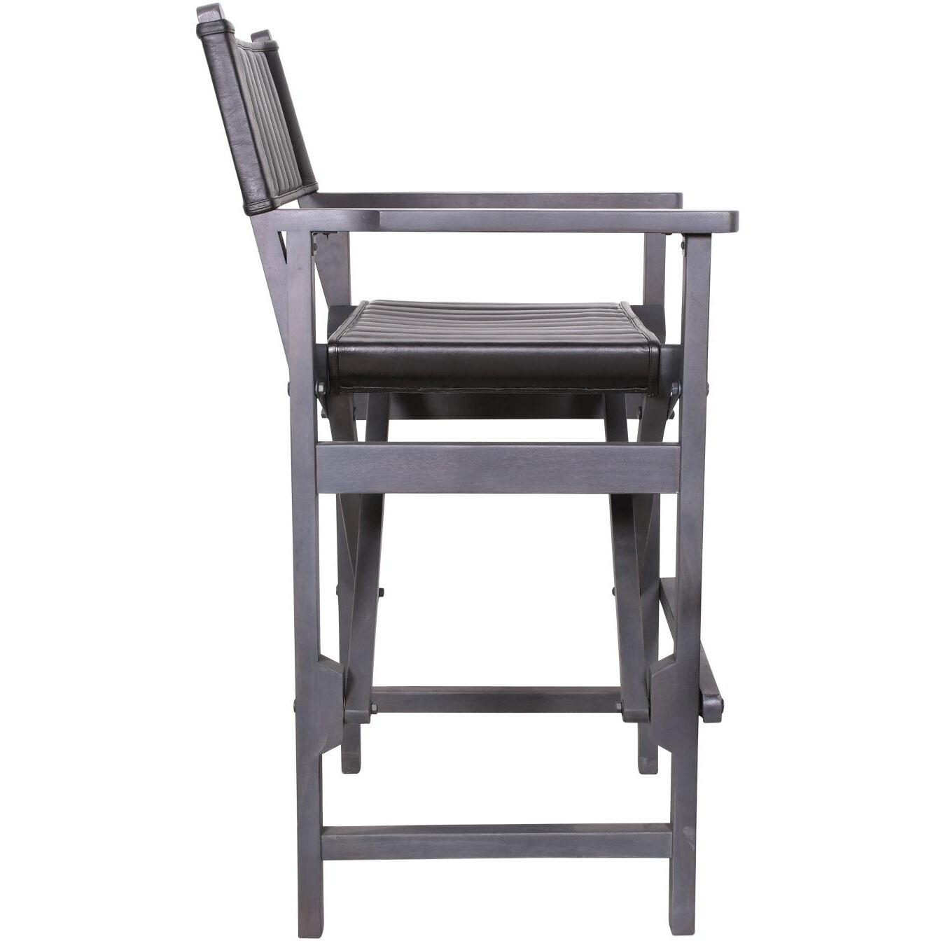 Carter 42.5 inch Black Bar Stool