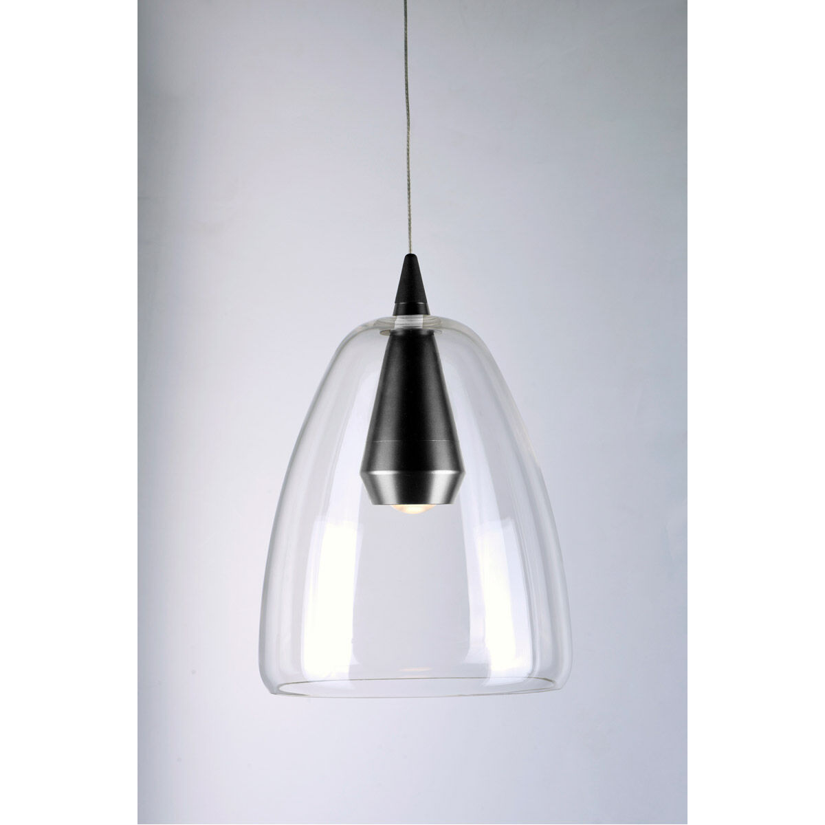 Sven Single Pendant Ceiling Light in Polished Chrome